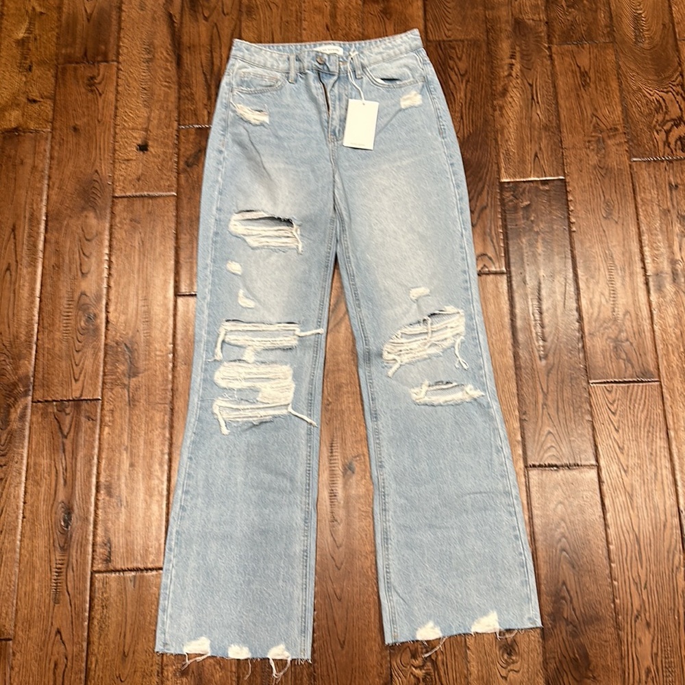 Flying Monkey High Rise 90s Vintage Flare Jeans -Size 28 NWT